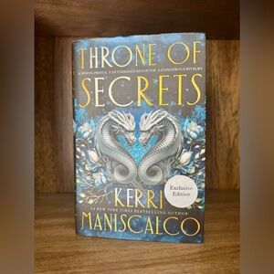 NEW Throne of Secrets by Kerri Maniscalco, Waterstones Special Edition